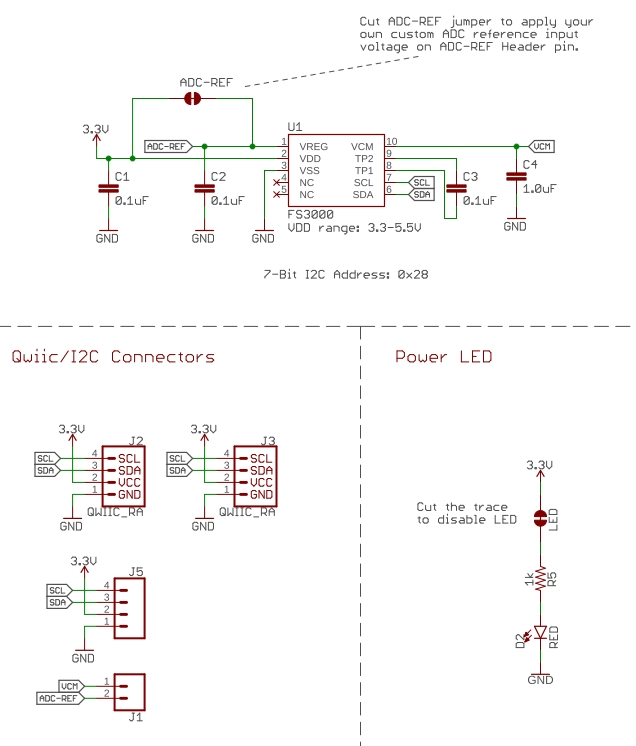 FS3000-1005 风速传感器 Qwiic 套件 - FS3000-1005