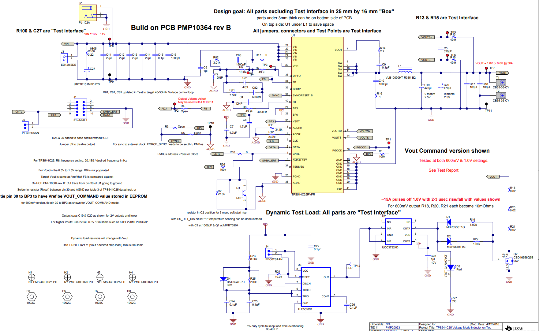 具有 PMBus 控制功能的 12V 至 1V、30A 电压模式同步降压转换器参考设计
