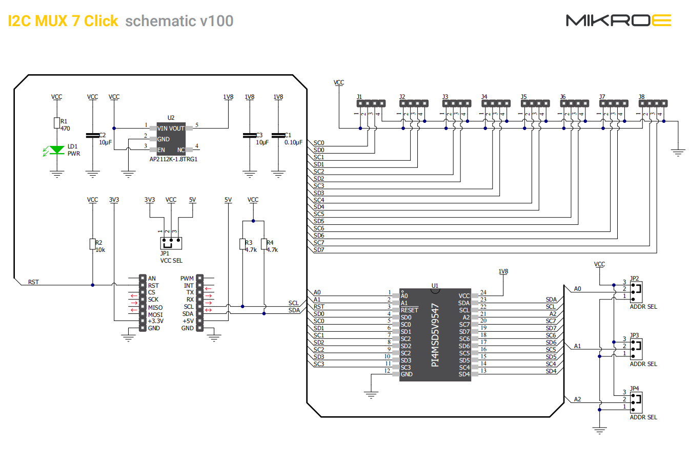 I2C 多路复用器模块（7）