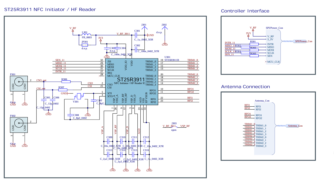 ST25R3911B-DISCO： NFC/HF 读写器开发板