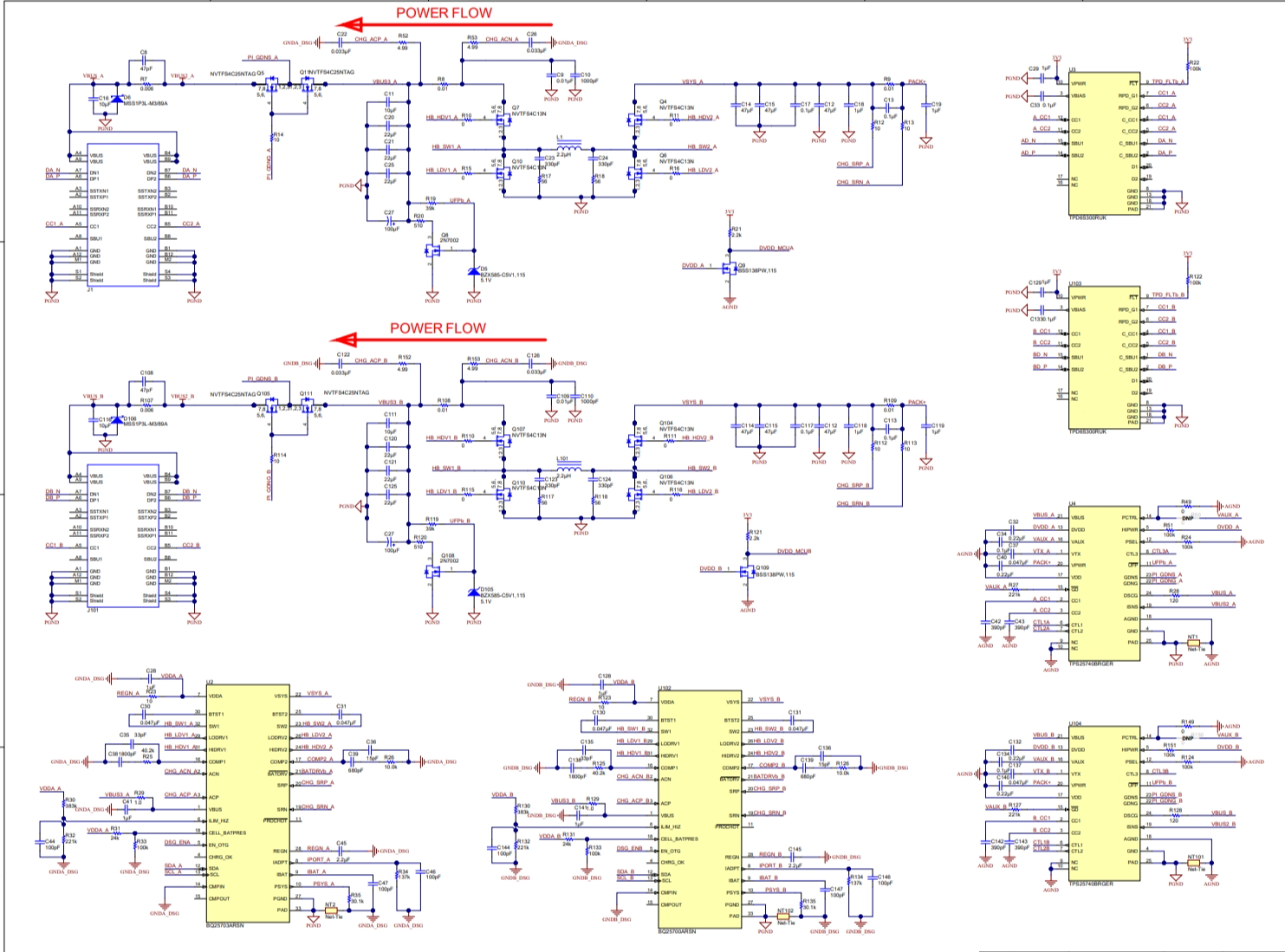 汽车类双路 USB Type-C PD DFP 5/9/12/15V 输出车载充电器参考设计