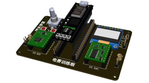 本项目采用基于小脚丫FPGA的电赛训练平台（含Lattice XO2小脚丫核心板）完成