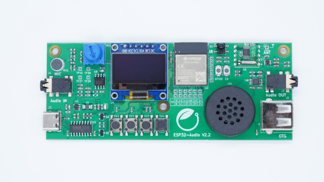 基于ESP32-S2模块的物联网/音频信号处理平台