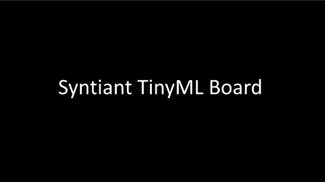 Funpack第二季第一期 Syntiant TinyML Board