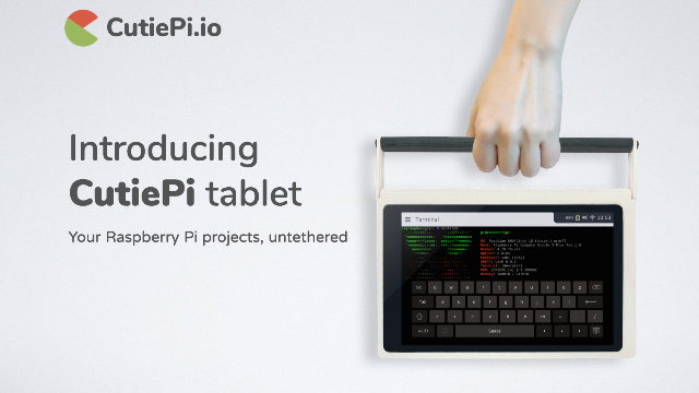 Cutie Pi: 基于CM4设计的开源8寸平板Linux电脑